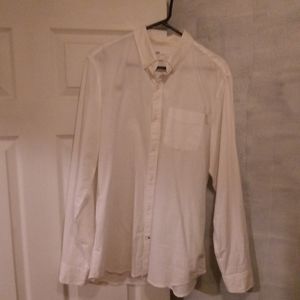 White button up shirt GAP large